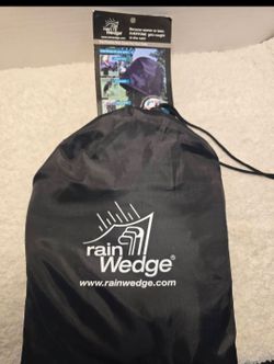Rain Wedge Premier Black Nylon Waterproof Golf Bag Cart Club Rain Cover