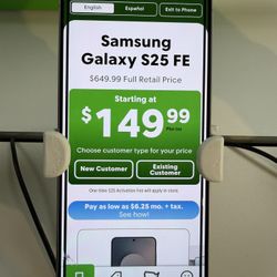 Samsung S25 FE At Cricket 