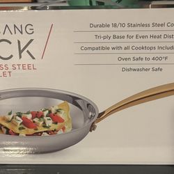 New 8” Wolfgang Puck Skillet and 10” with Lid