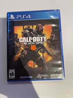 PS4 Call Of Duty Black Ops