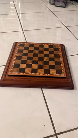 Wooden Inlay Chess Board