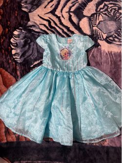 Disney store frozen dress size girls 5-6 (like new)