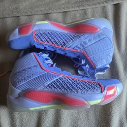 Mens Air Jordan 38 PF Aqua Brand New!! No Original Box, But One Will Be Provided Upon Purchase. 
