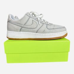 Nike Air Force 1 Low Size 11.0Grey Canvas Gum Outsole 718152-011