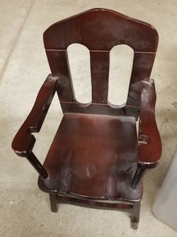 Porcelain doll chair