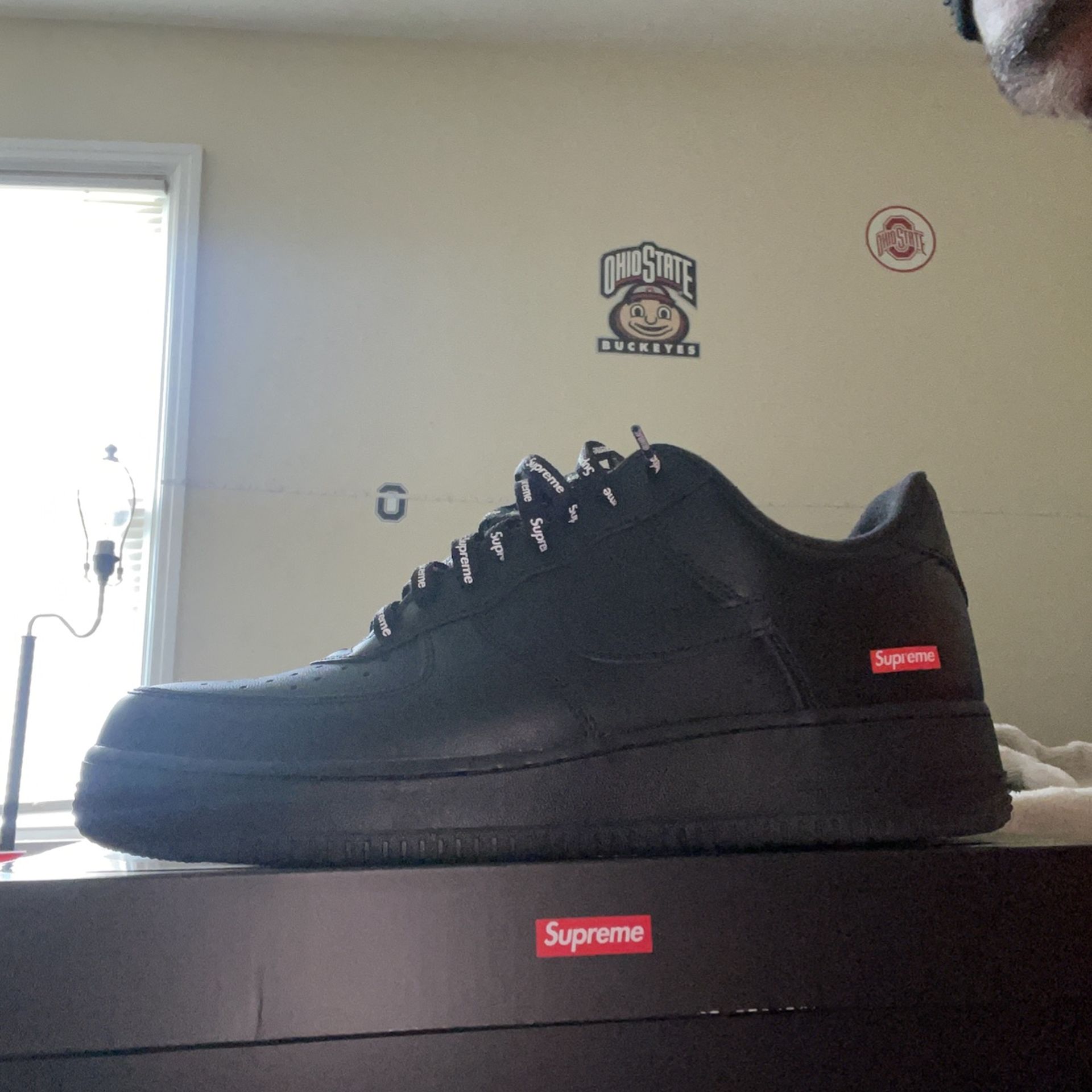 Black Air Force 1s Supreme