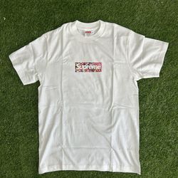 Supreme Takashi Murakami COVID-19 Relief Box Logo tee