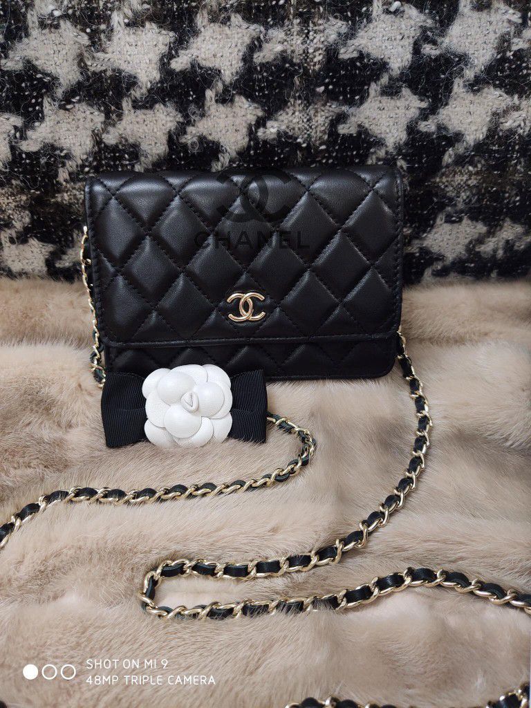 Chanel Mini WOC Black Bag 15.5x3.5x11cm for Sale in Glendale, CA