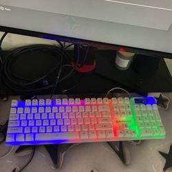White Led Keyboard