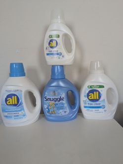 All Laundry detergent and All & Snuggle Fabric Softener( price firm ) FCFS