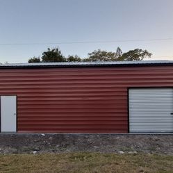 24x20x12 Metal Garage 