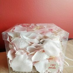 Pink and white Flower Petals
