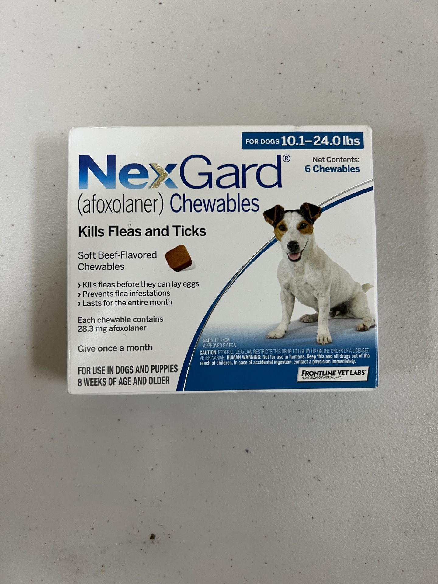 NexGard Flea & tick 10.1-24 Lbs