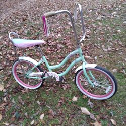 Vintage Schwinn Stingray Type  Real Ape Hangers Banana Seat Brick Pattern Tires