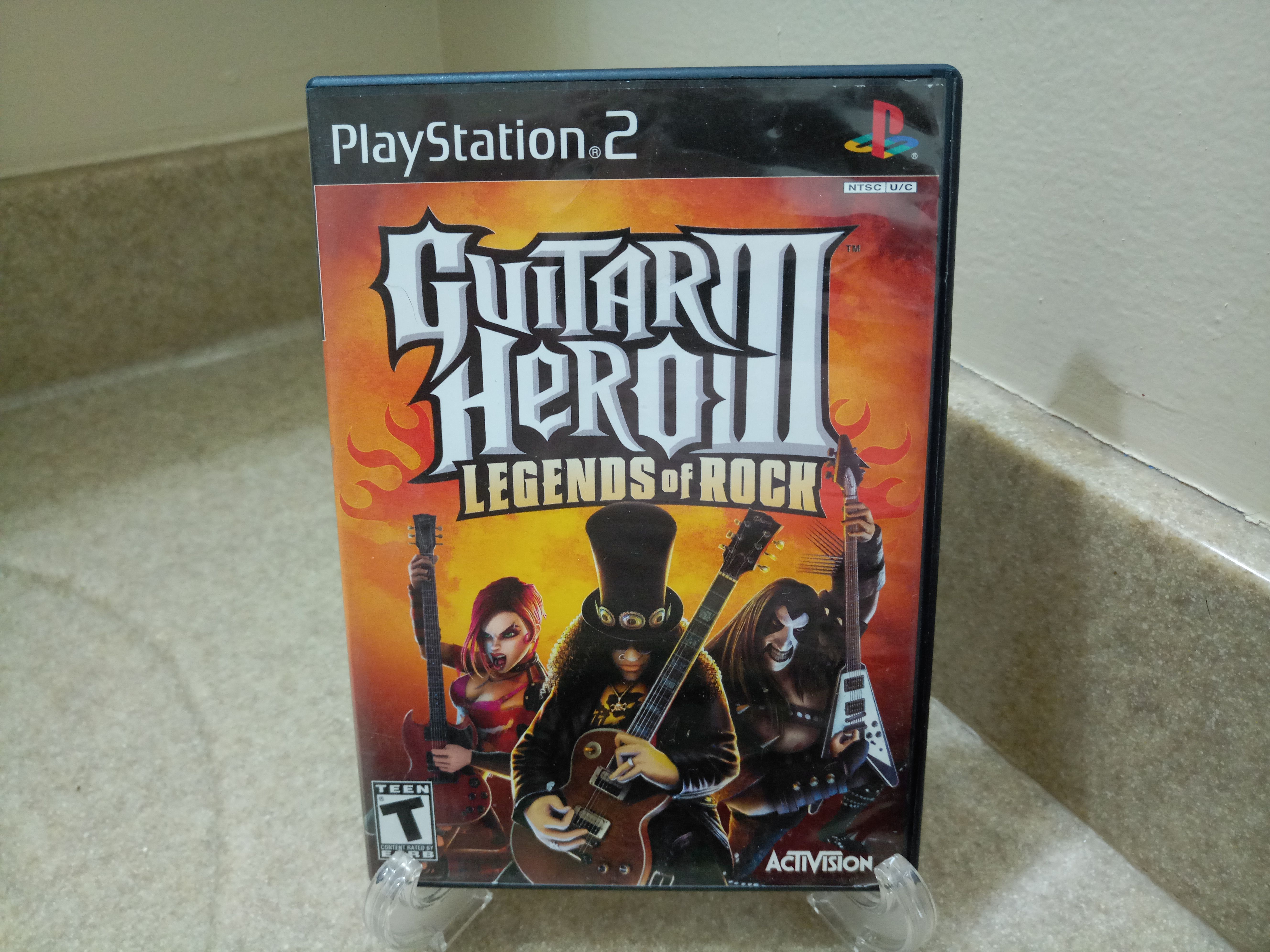 PS2 GUITAR HERO III LEGENDS OF ROCK GAME
