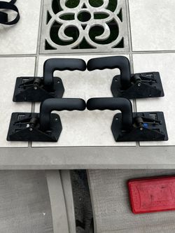 All 4 Black Interior Door Handles