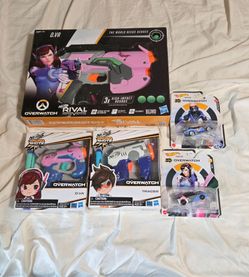 Overwatch DVa Nerf Rival Blaster Bundle + Hot Wheels