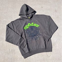Slate Grey Sp5der Hoodie 