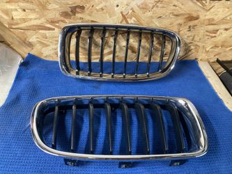 BMW Front Right & Left Chrome Grille