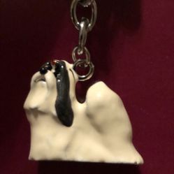 PEKINESE DOG KEYCHAINS NEW