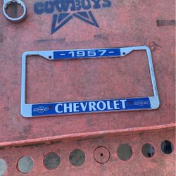 Chevrolet license plate frame