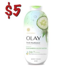 Olay Fresh Radiance Cucumber & Aloe Body Wash 22 oz