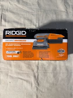 RIDGID 18V Subcompact Brushless 1/4 Sheet Sander