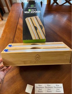Foil and plastic wrap organizer