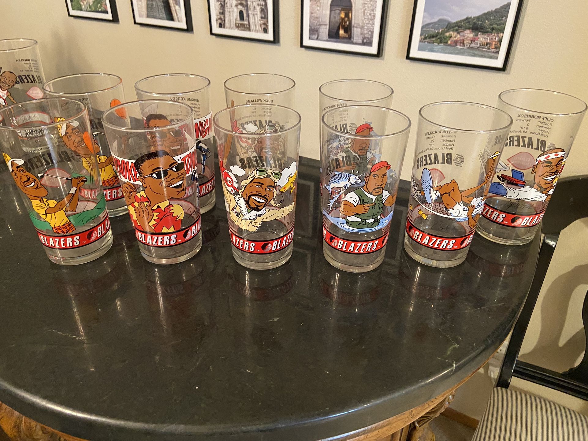 Trail Blazer Dairy Queen Promotion Pint Glasses