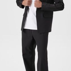 Men’s Tuxedo Joggers With Matching Blazer Large