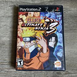 Naruto Ultimate Ninja 3 - Sony PlayStation 2 PS2