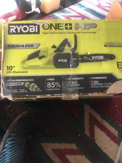 ryobi 18v chainsaw new  $90