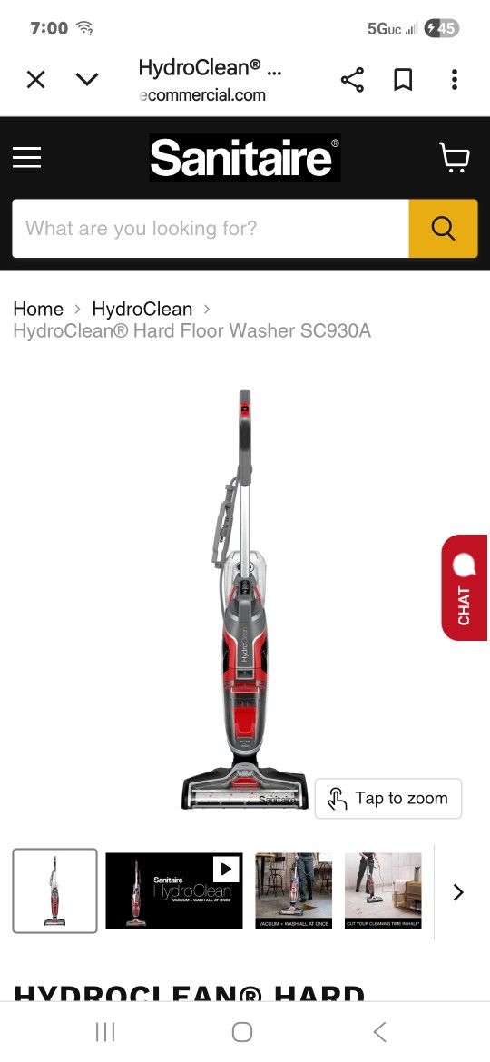 Hard Floor Cleaner And Vac
