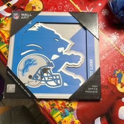 Wall Art Detroit Lions