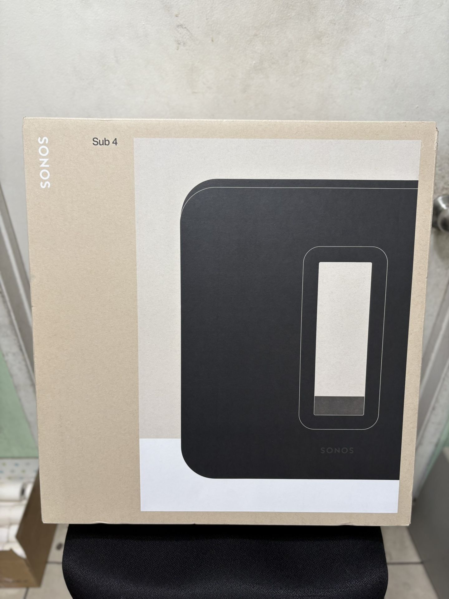 Sonos Sub 4 Wireless Subwoofer Black ( Brand New )