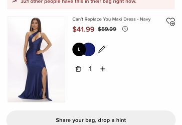 Navy Blue Dress