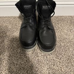 Wolverine Black Wedge Steel Toe Boots