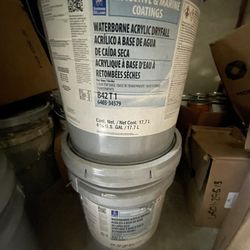 Sherwin-Williams Dryfall Acrylic – SW 7020 Black Fox – Commercial Ceiling Paint. 10 gallons 