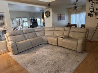 Leather Reclining Couch