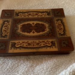 Antique Wooden Box For Cigars I Believe