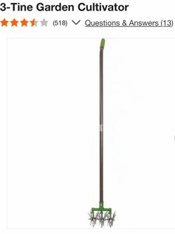 3-Tine Garden Cultivator