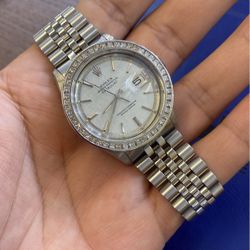 Rolex Datejust 36mm Princess Cut Bezel Buy Sale Trade Stainless