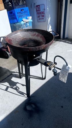 22” propane comal cooker bbq