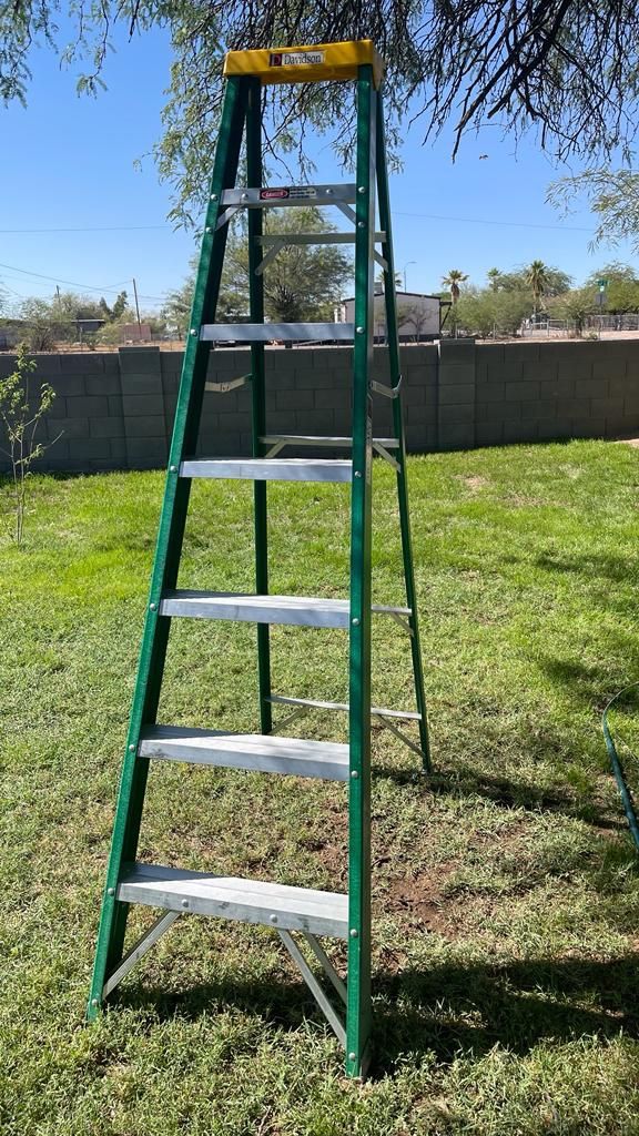 Davison 7 Ft Ladder Fire glass