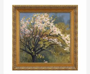 FOLKOR DIY Wood Canvas Frame for 36x36 Portrait Landscape Oil Paintings Art Prints, Vintage Gold Ornate Frame, Gold Wall Decor for Living Room Bedroom