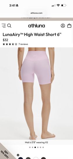 Athluna LunaAiry High Waisted Shorts - Black (S), Pink (M)