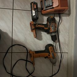 RIDGID impact driver and drill