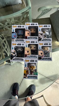Funko Pop Star Wars Ashoka Complete Set