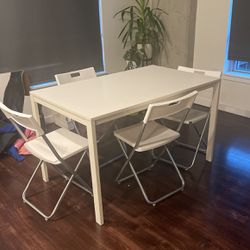 IKEA Desk And Chairs