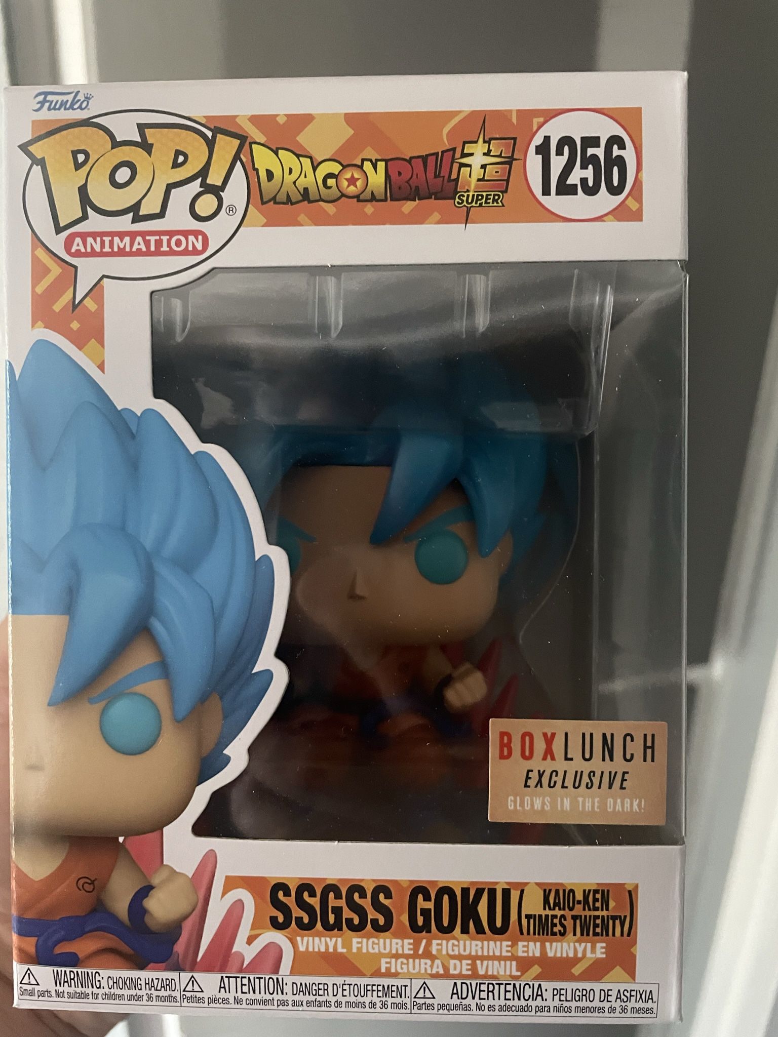 BoxLunch Exclusive Glow In The Dark Kio-Ken Super Saiyan Blue Goku Funko  Pop for Sale in Spring Valley, CA - OfferUp